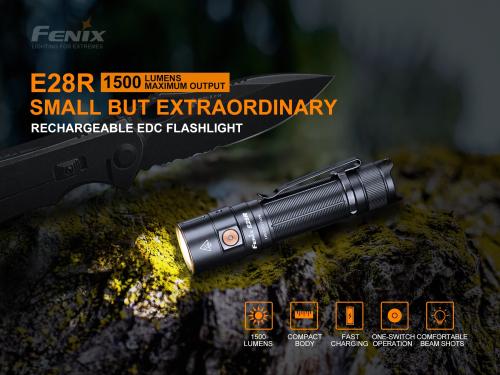 Fenix E28R 1500 Lumen Şarjlı El Feneri